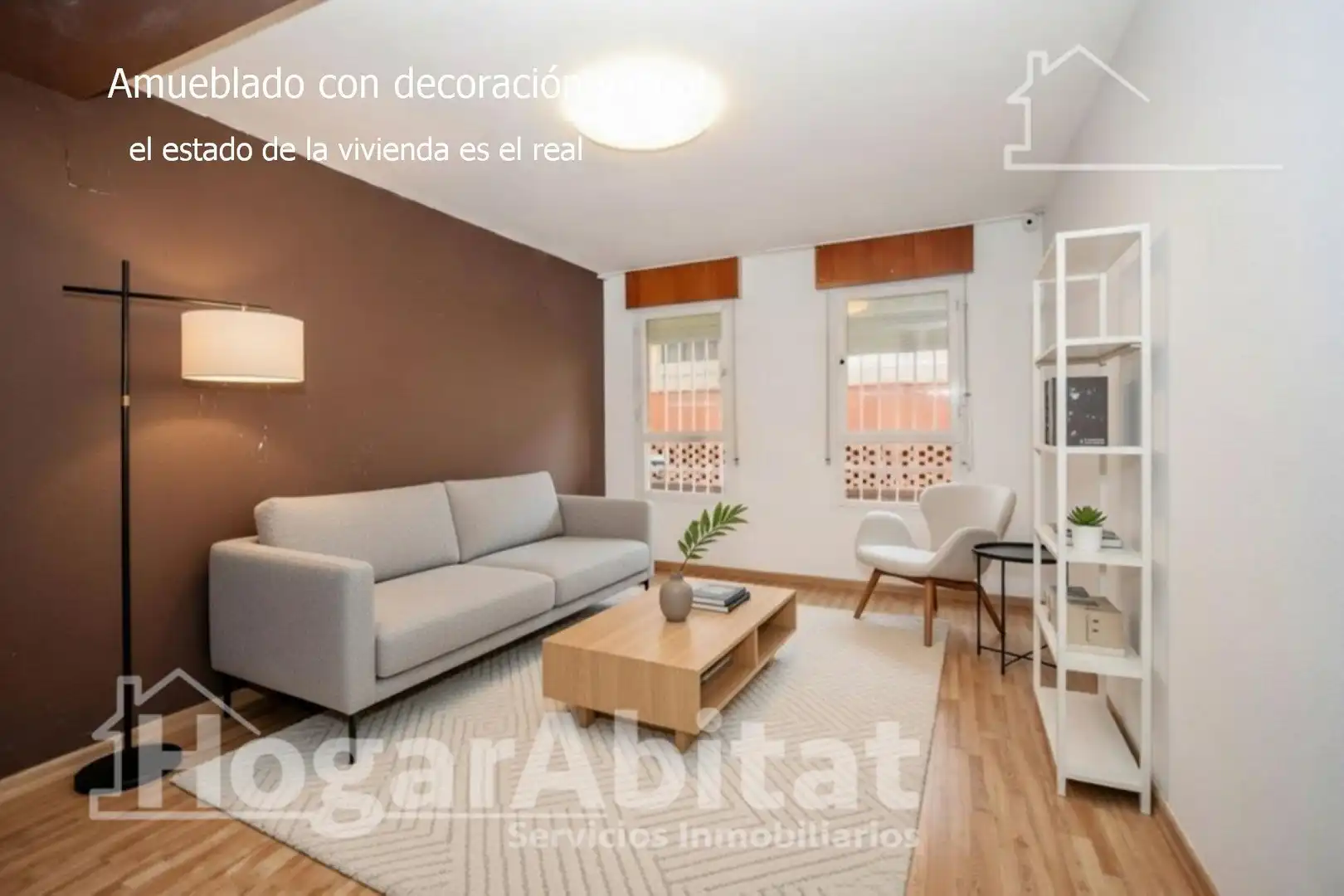 Living room of Flat for sale in Paterna  with Air Conditioner and Furnished