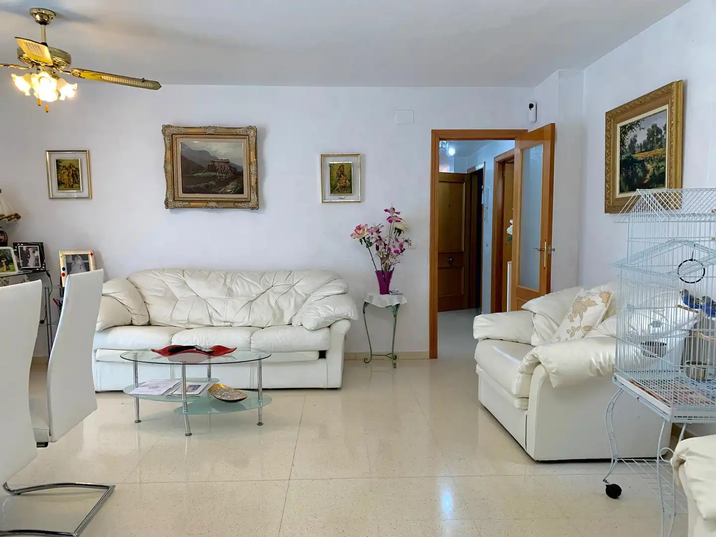 Wohnzimmer von Dachboden zum Verkauf in Benidorm mit Klimaanlage, Heizung und Terrasse