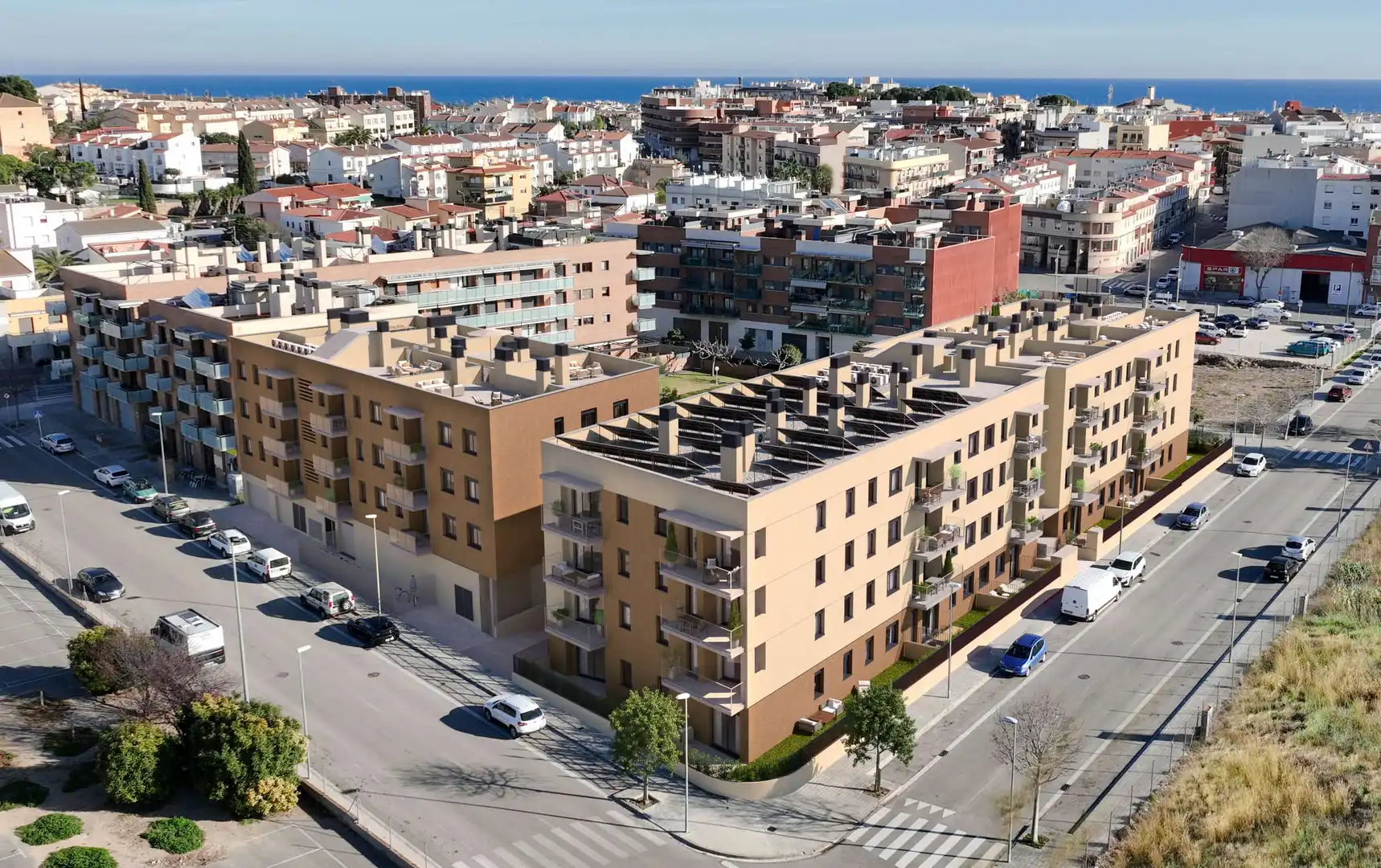 Vista exterior de Piso en venta en Torredembarra con Aire acondicionado, Calefacción y Jardín privado