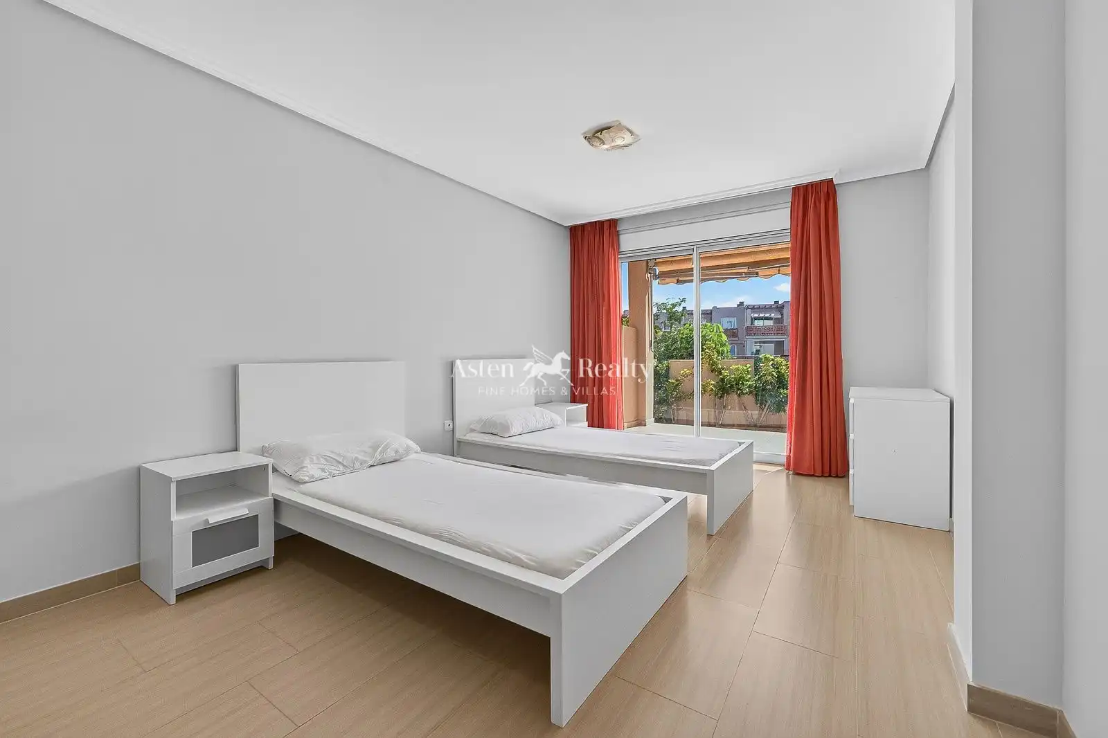 Bedroom of Flat for sale in Granadilla de Abona  with Air Conditioner, Private garden and Terrace