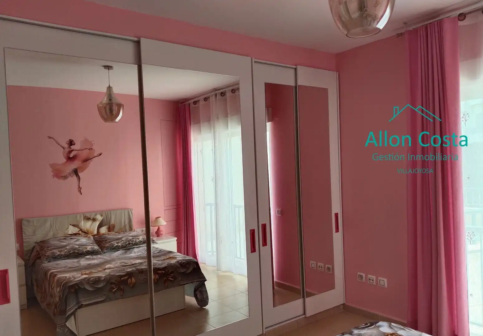Bedroom of Flat for rent in Altea  with Air Conditioner, Terrace and Furnished