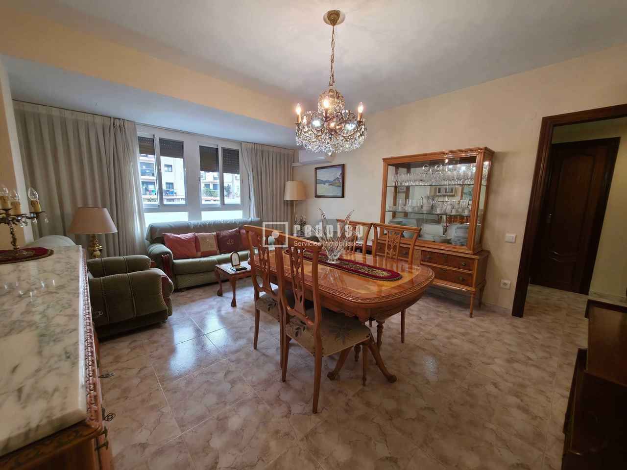 Dining room of Flat for sale in  Valencia Capital  with Air Conditioner and Furnished