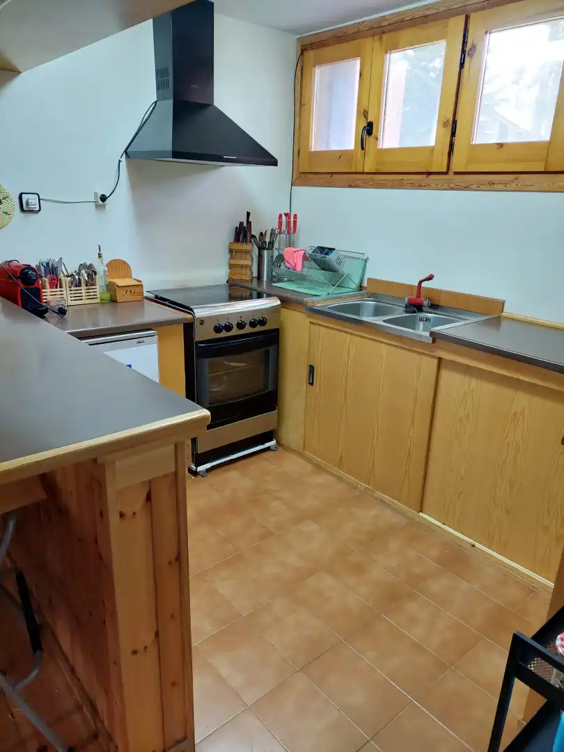 Cocina de Casa adosada en venta en Alp con Calefacción, Jardín privado y Balcón