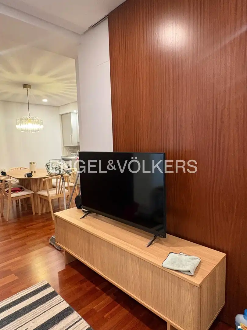 Sala de estar de Piso de alquiler en Madrid con Calefacción, Amueblado y Balcón