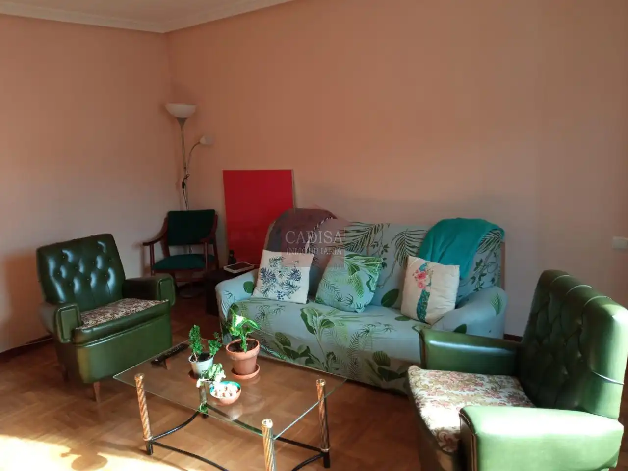 Wohnzimmer von Dachboden zur Miete in Salamanca mit Heizung, Parkett und Terrasse