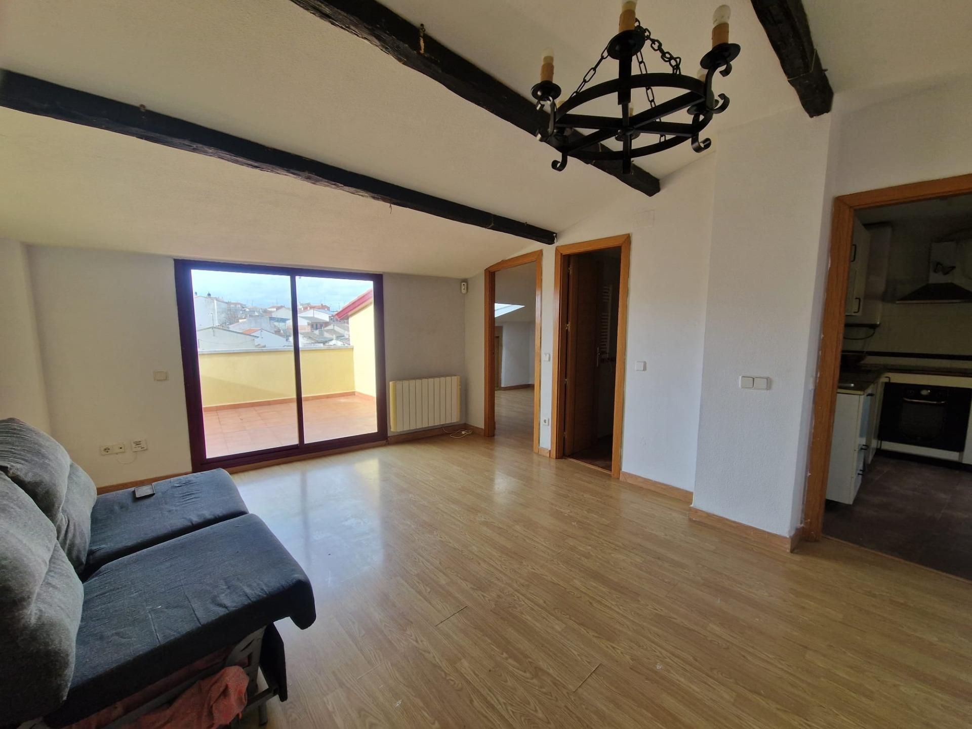 Sala d'estar de Àtic en venda en Camarena amb Aire condicionat, Calefacció i Terrassa