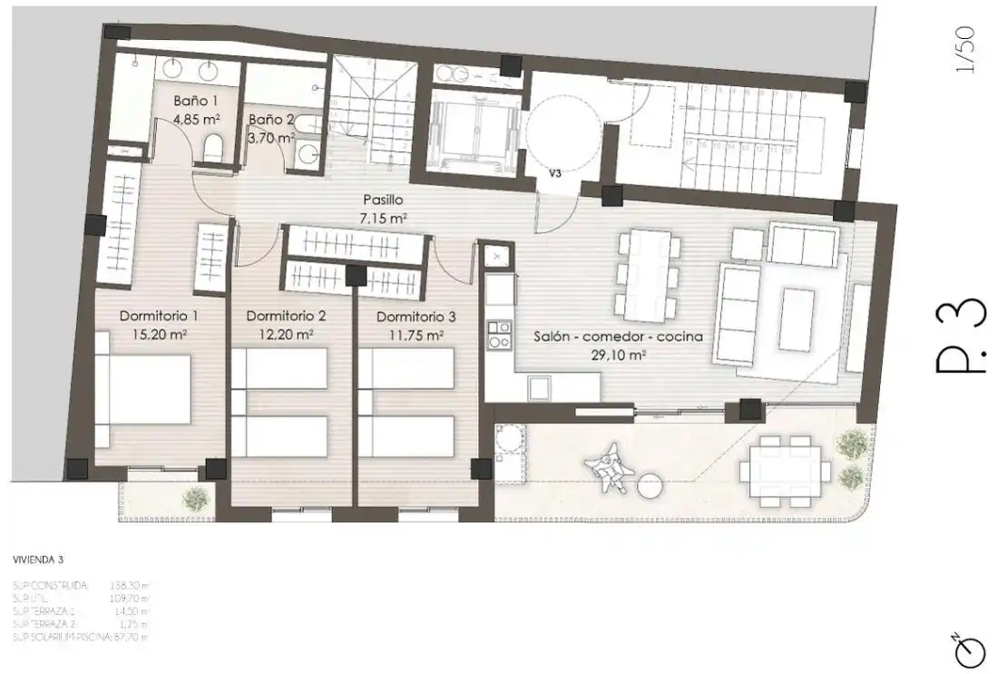 Flat for sale in Santa Pola  with Air Conditioner, Terrace and Storage room