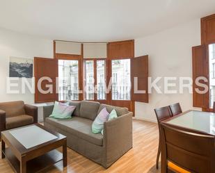 Sala d'estar de Apartament de lloguer en  Valencia Capital amb Aire condicionat, Calefacció i Moblat