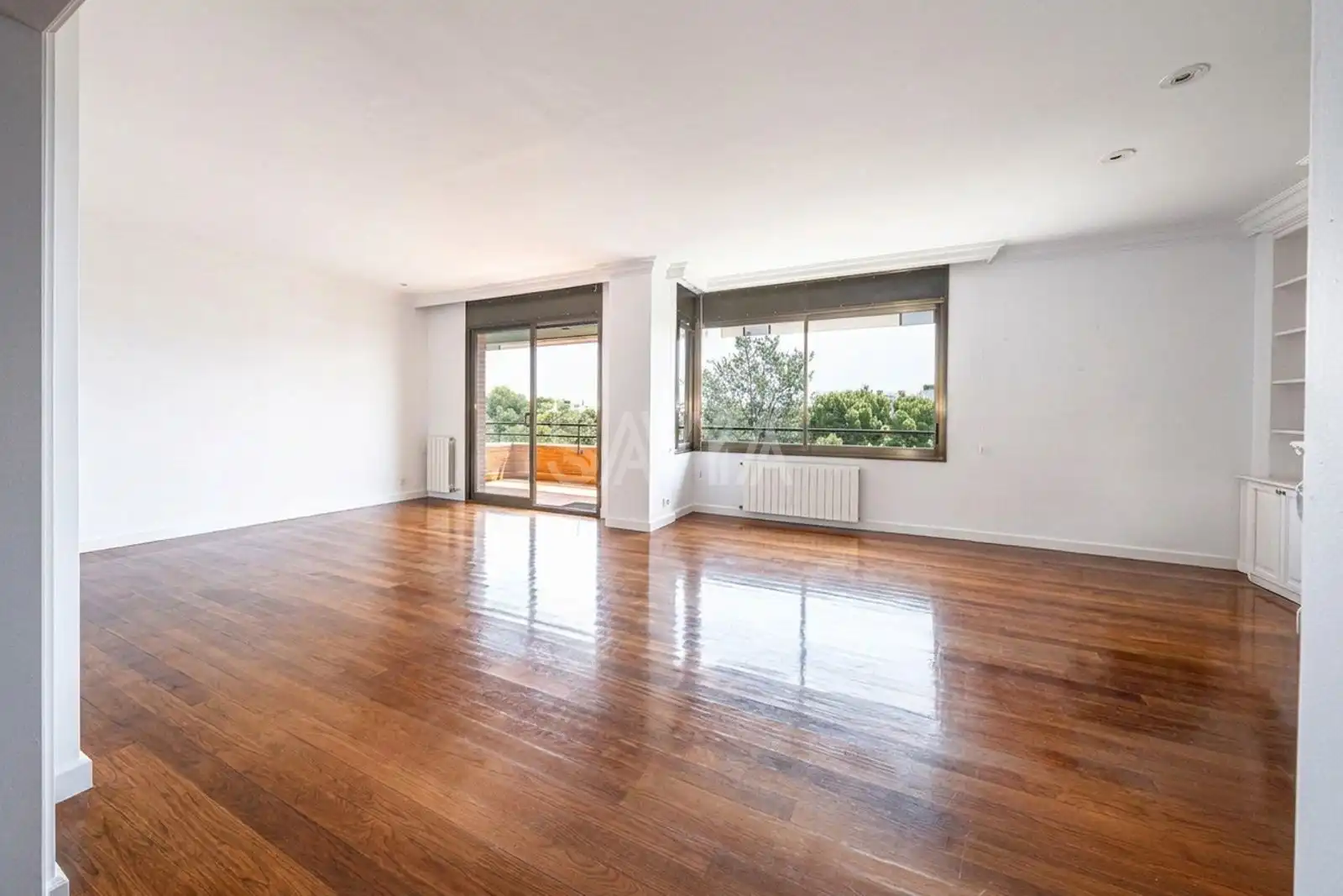 Wohnzimmer von Dachboden zur Miete in Barcelona mit Klimaanlage, Heizung und Terrasse