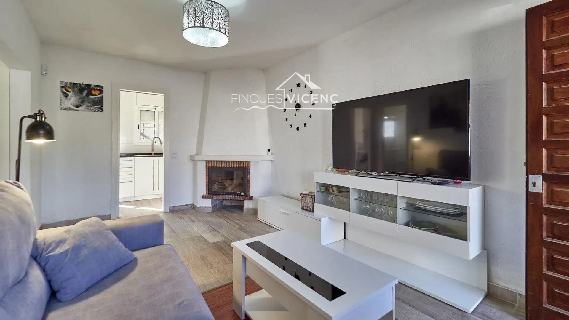 Sala d'estar de Casa adosada en venda en Albinyana amb Aire condicionat, Terrassa i Traster