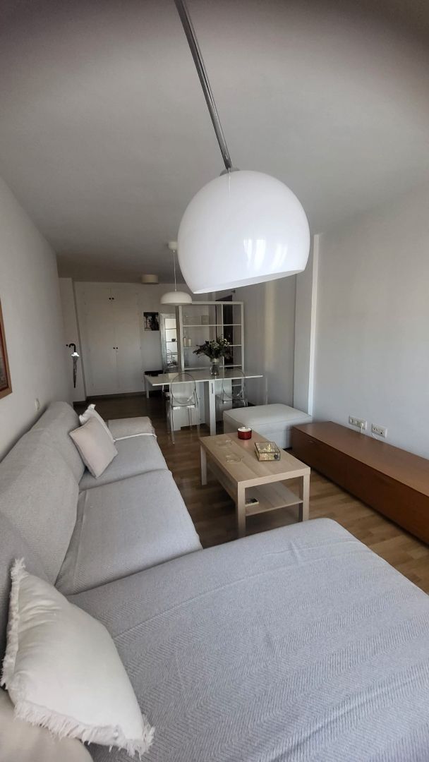 Living room of Flat for rent in Málaga Capital  with Air Conditioner, Heating and Parquet flooring