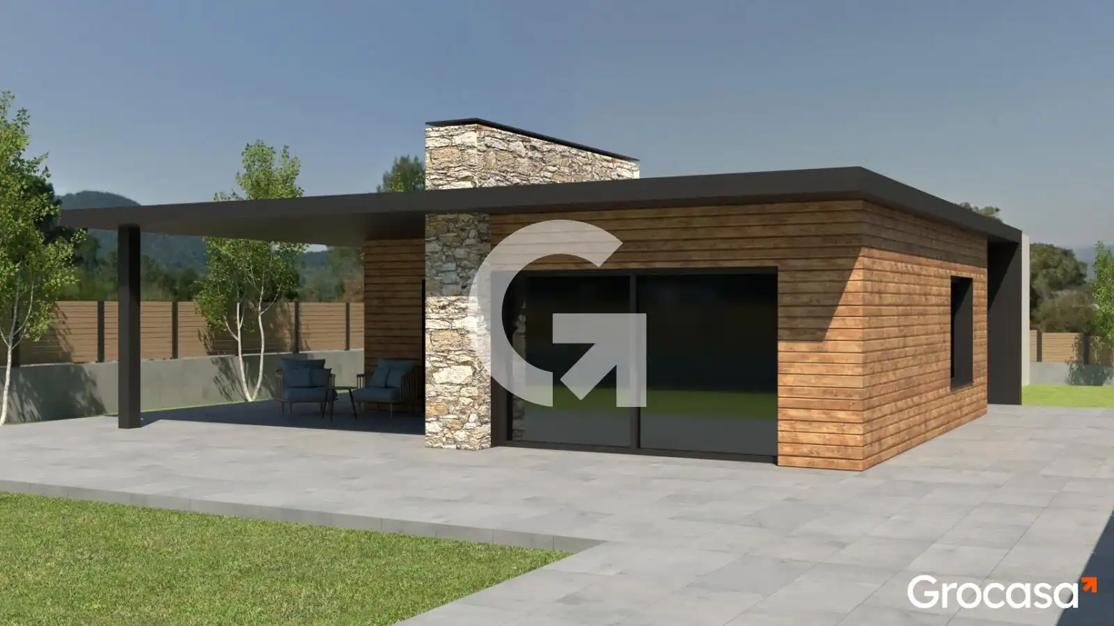 Garden of Houses for sale in Fogars de la Selva  with Air Conditioner, Heating and Private garden