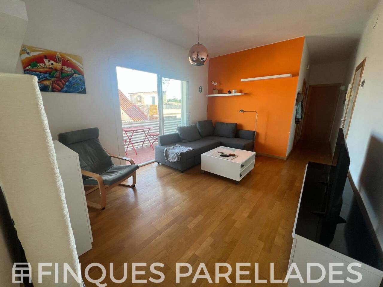 Living room of Attic for sale in Sitges  with Air Conditioner, Heating and Terrace