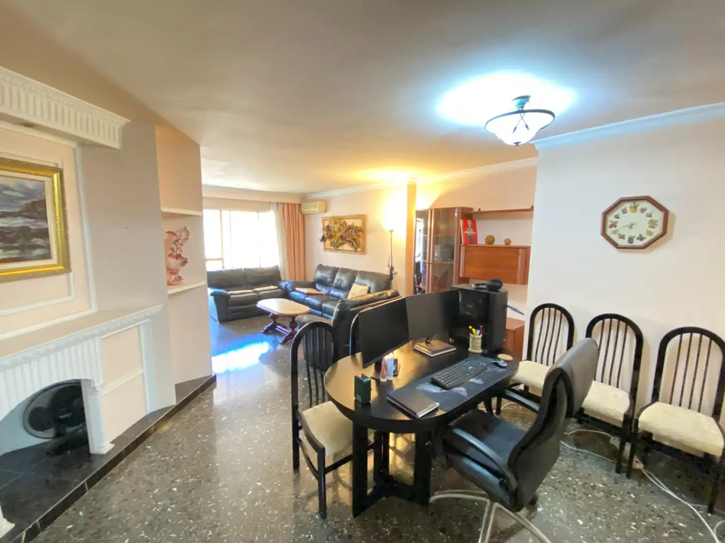 Wohnzimmer von Wohnung zum Verkauf in  Palma de Mallorca mit Klimaanlage, Abstellraum und Balkon