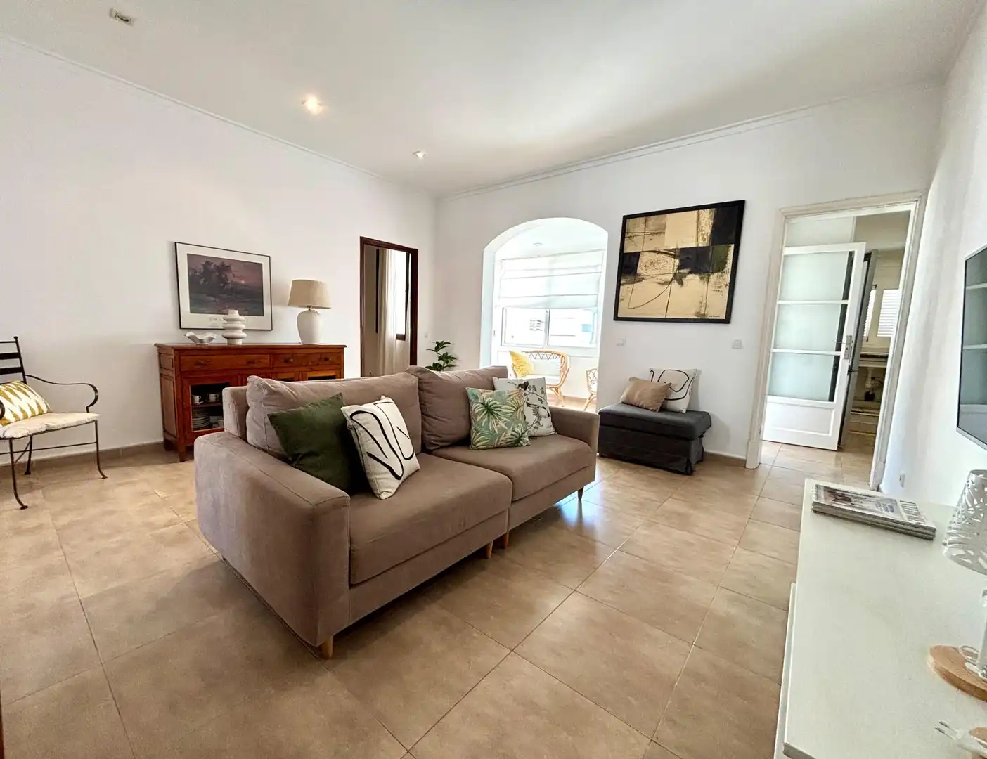 Sala de estar de Ático en venta en Alcúdia con Terraza y Balcón