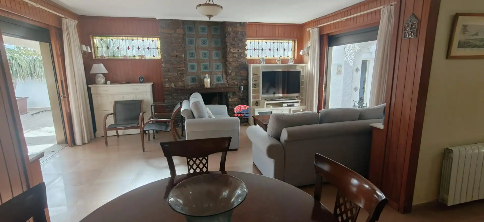 Living room of Houses for sale in Sagunto / Sagunt  with Air Conditioner, Heating and Private garden
