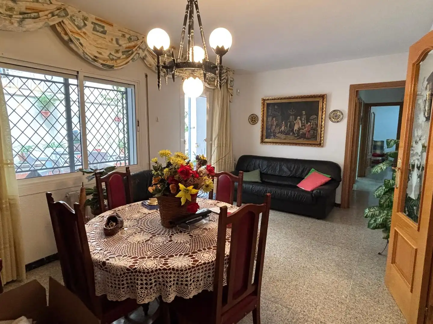 Wohnzimmer von Wohnung zum Verkauf in Badalona mit Heizung und Terrasse