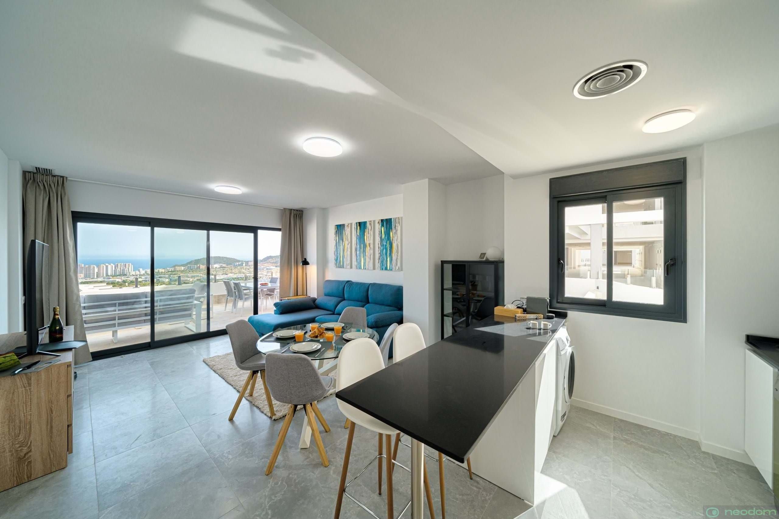 Pis de lloguer a Calle de Colombia, Balcón de Finestrat - Terra Marina