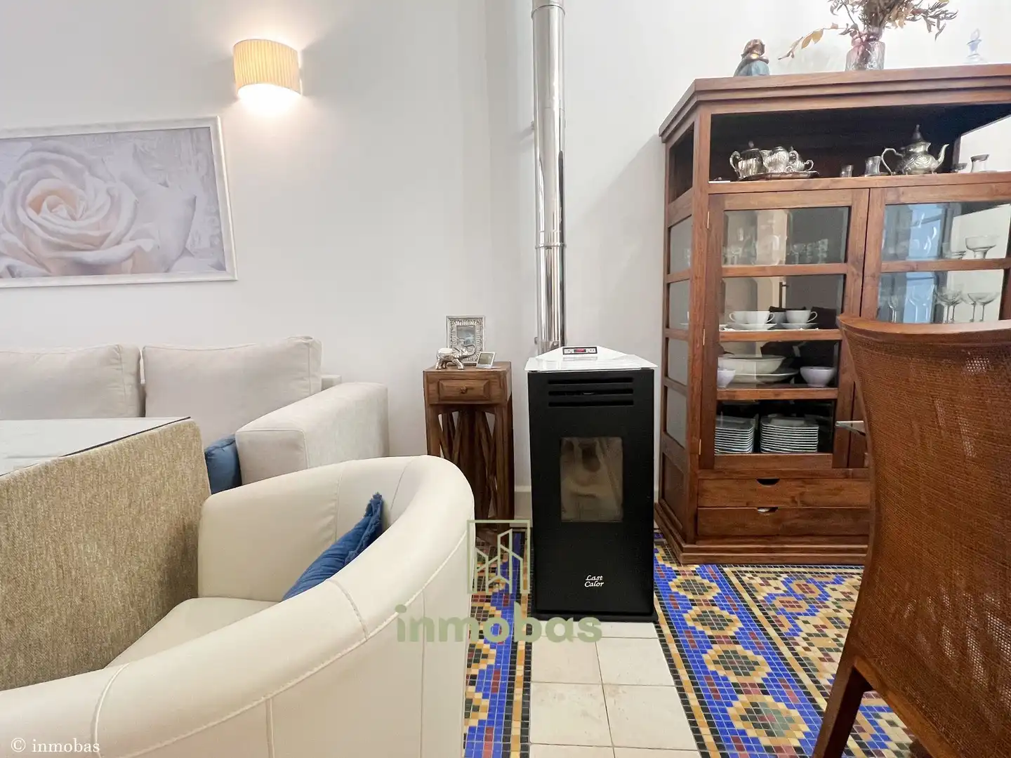 Sala d'estar de Casa o xalet en venda en Badajoz amb Calefacció i Terrassa