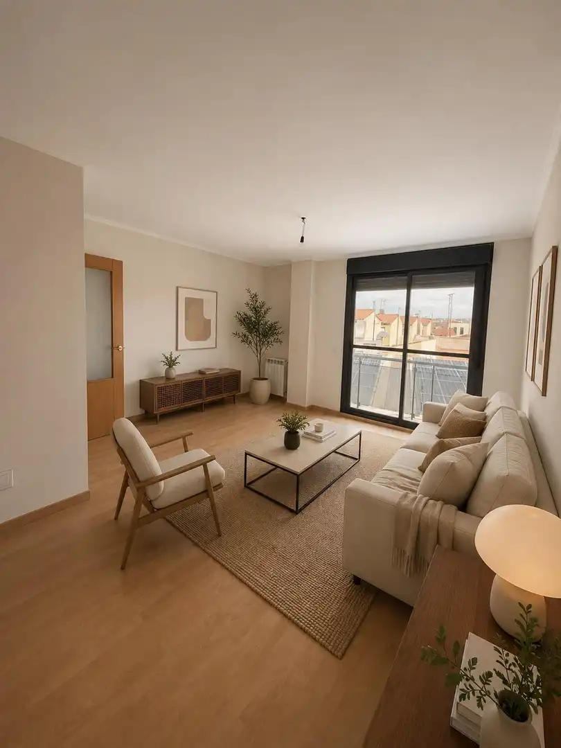 Sala de estar de Piso en venta en Pinseque con Balcón