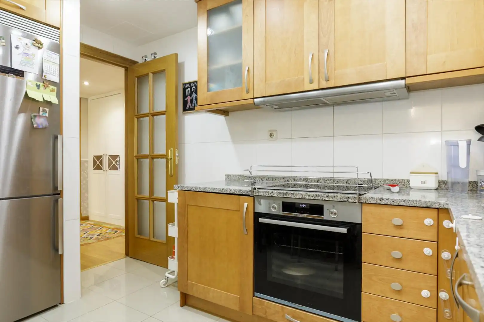 Kitchen of Flat for sale in Zaragoza  with Terrace, Storage room and Swimming Pool