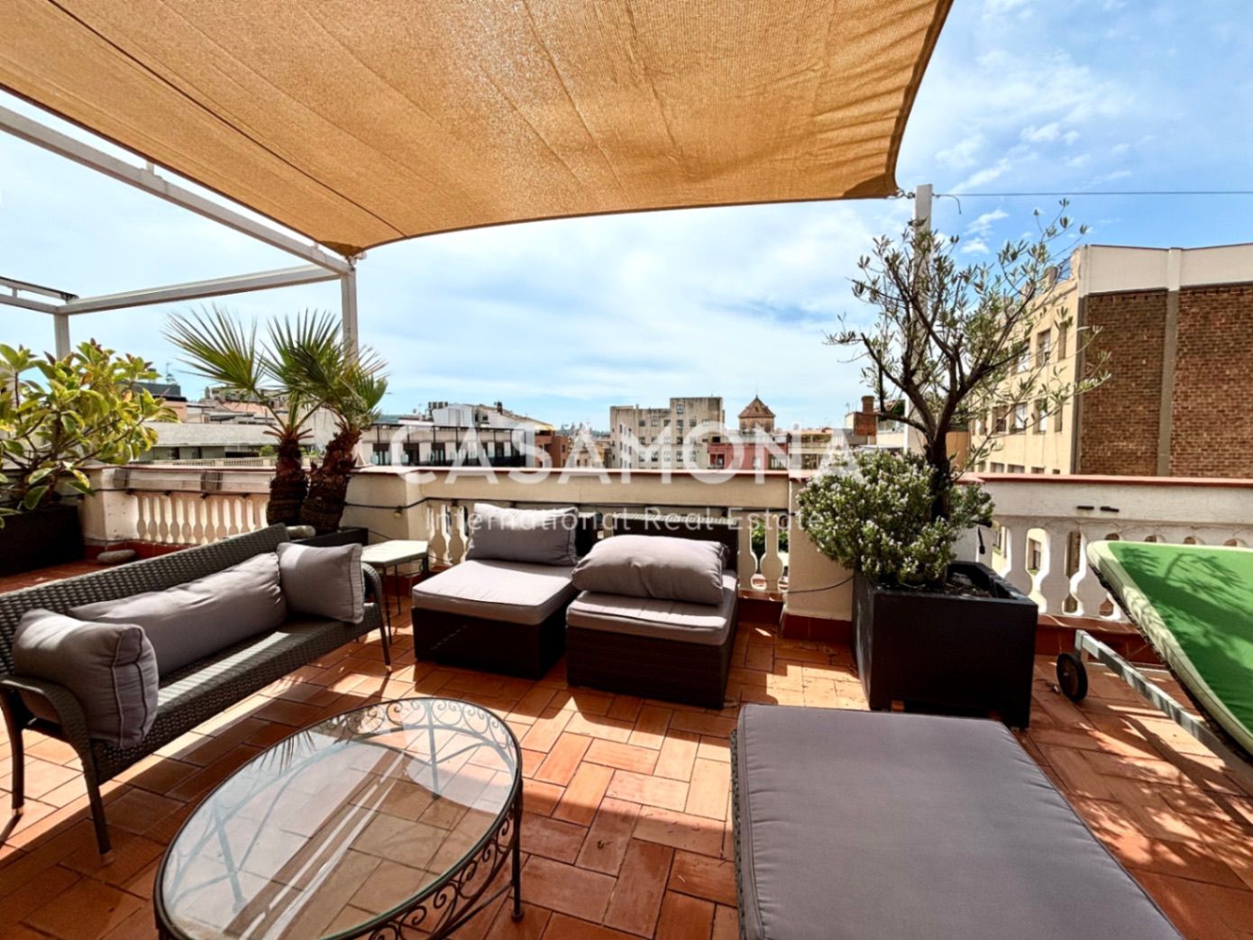 Terrassa de Apartament de lloguer en  Barcelona Capital amb Aire condicionat, Calefacció i Terrassa