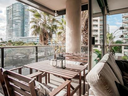 Terrasse von Wohnung zum verkauf in  Barcelona Capital mit Klimaanlage, Terrasse und Schwimmbad