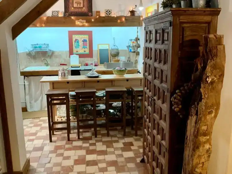 Cuina de Casa adosada en venda en Onil amb Balcó