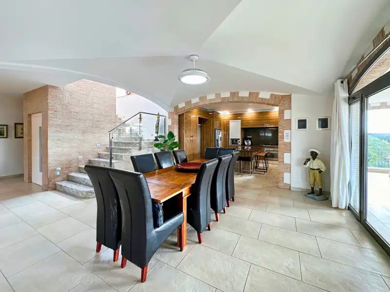Dining room of Houses for sale in Vilajuïga  with Air Conditioner, Heating and Terrace