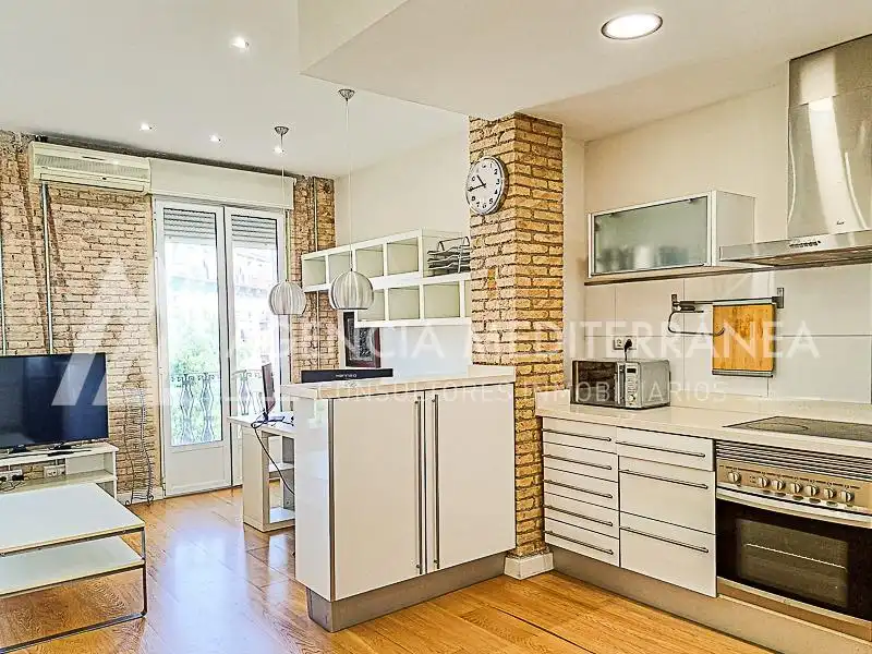 Cocina de Piso de alquiler en Valencia con Aire acondicionado, Calefacción y Trastero
