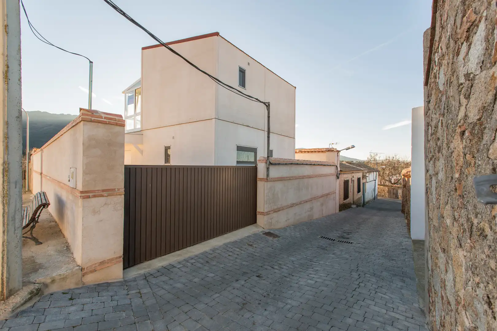 Vista exterior de Casa o xalet en venda en Hontanar amb Calefacció i Terrassa