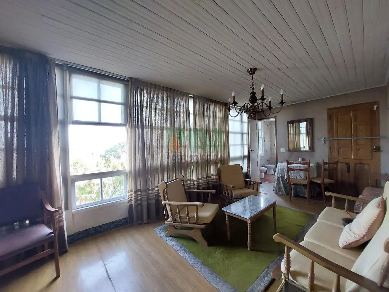 Sala de estar de Casa o chalet en venta en Punxín con Calefacción, Jardín privado y Terraza