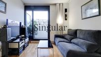 Sala d'estar de Apartament en venda en  Barcelona Capital amb Aire condicionat, Terrassa i Balcó