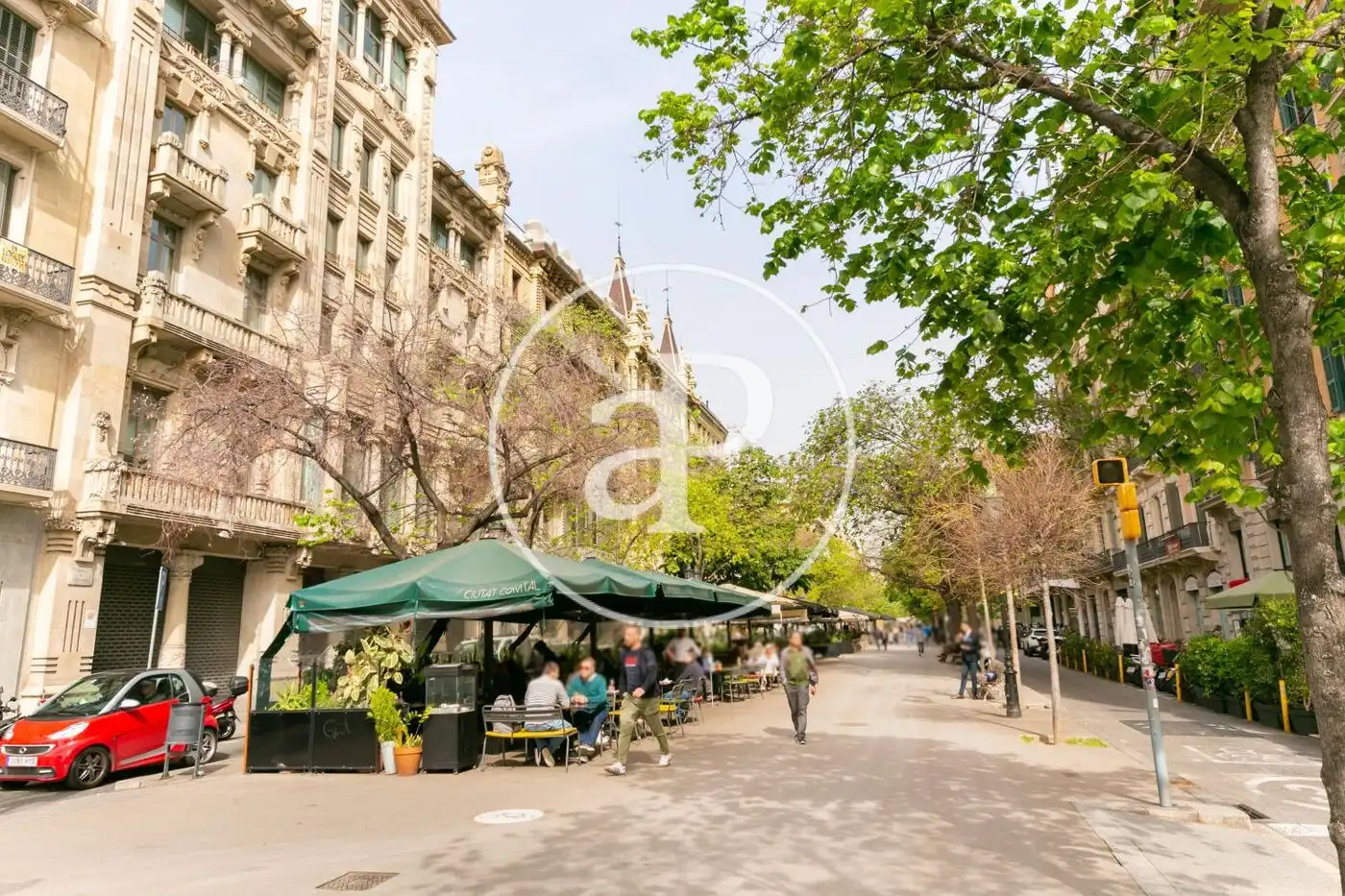 Vista exterior de Piso de alquiler en Barcelona con Aire acondicionado, Calefacción y Amueblado