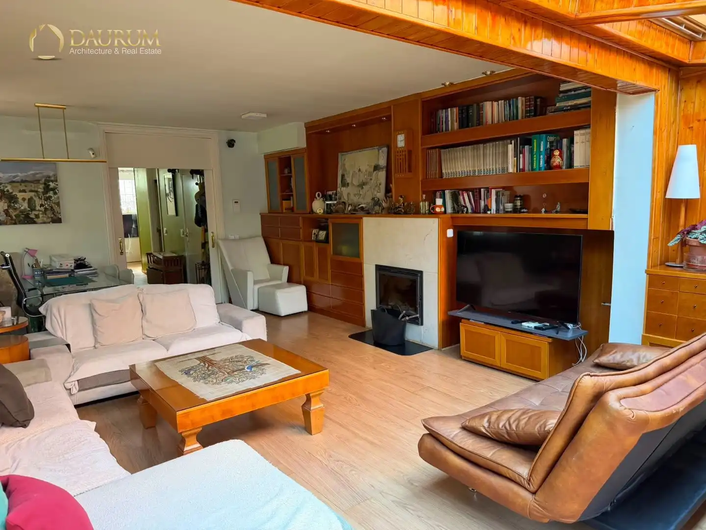 Living room of Detached homes for sale in Madrid  with Air Conditioner, Heating and Private garden