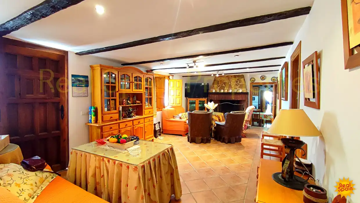 Sala de estar de Finca rústica en venta en Vélez-Rubio con Terraza y Piscina