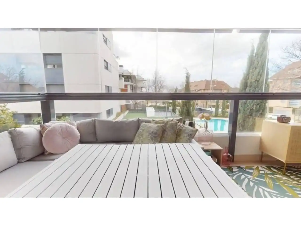 Terrasse von Wohnung zum Verkauf in Boadilla del Monte mit Heizung, Terrasse und Abstellraum