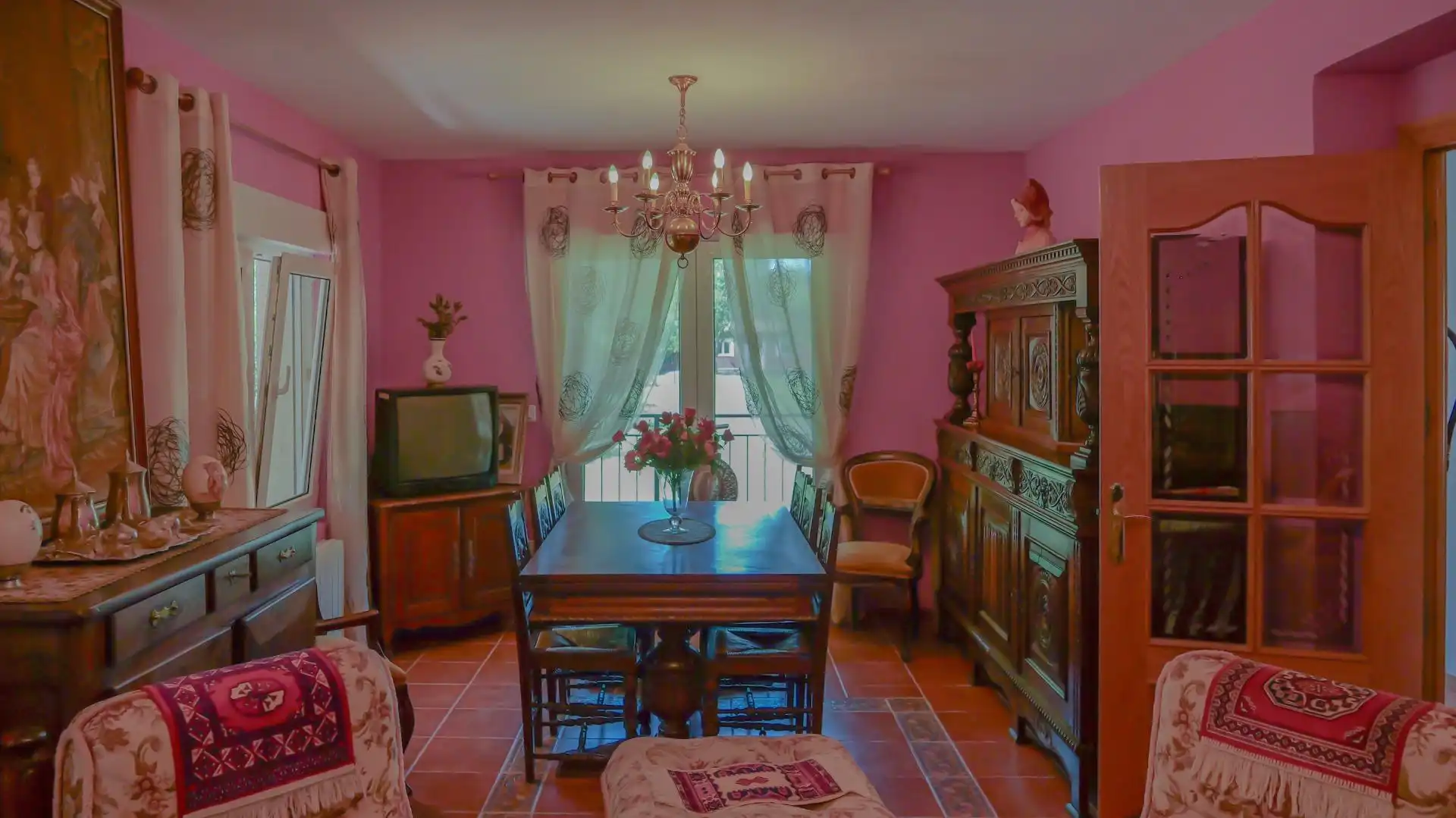 Comedor de Finca rústica en venta en Mahamud con Calefacción, Jardín privado y Terraza