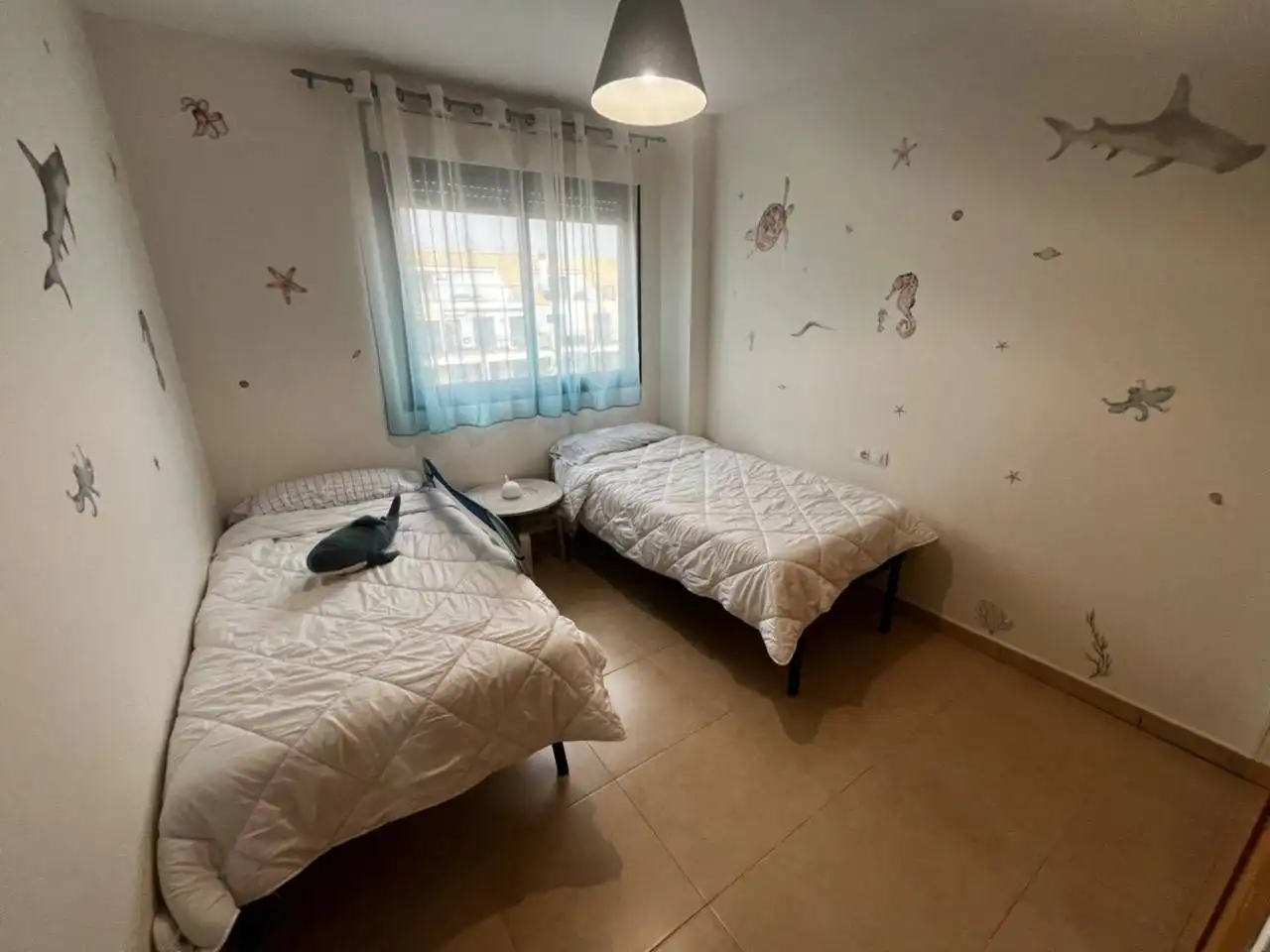 Schlafzimmer von Wohnung zum Verkauf in San Jorge / Sant Jordi mit Klimaanlage, Heizung und Terrasse