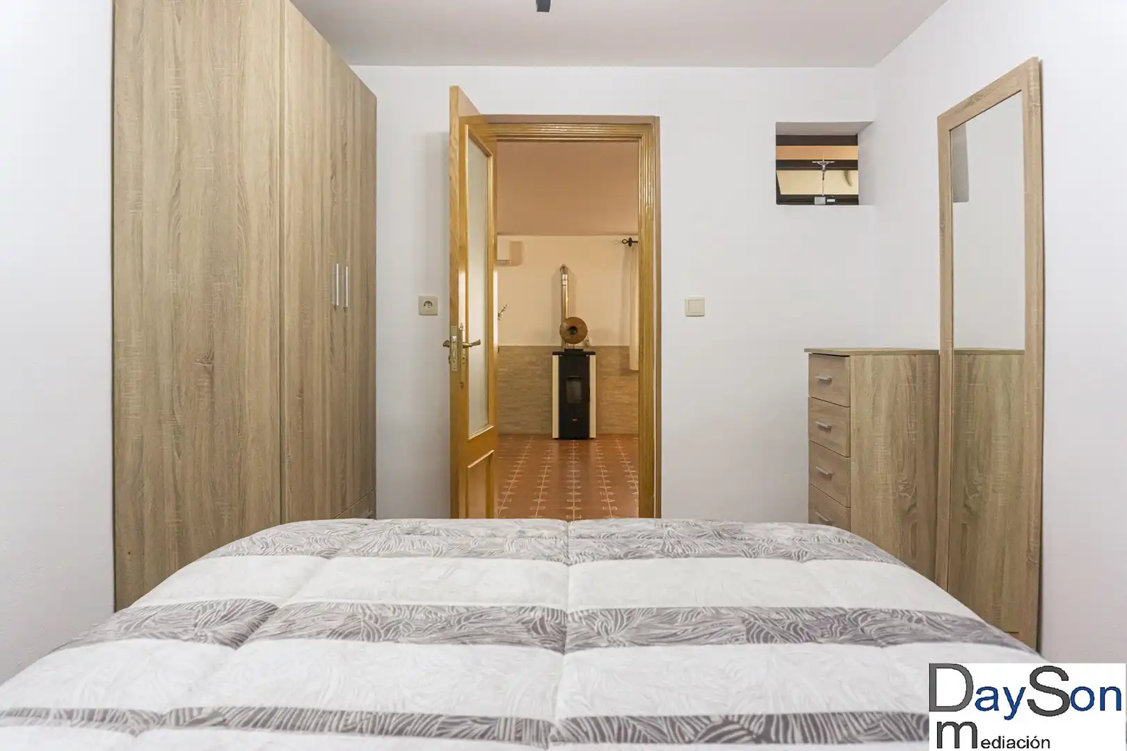 Bedroom of Houses for rent in Alcalá la Real  with Air Conditioner, Terrace and Furnished