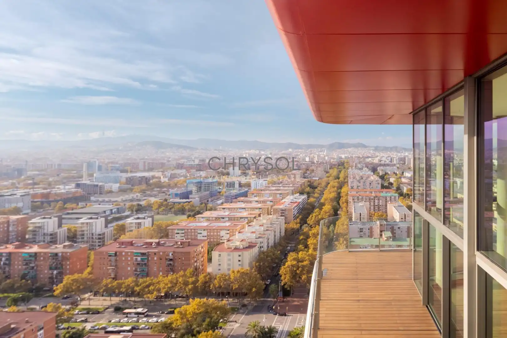 Exterior view of Attic for sale in Barcelona  with Air Conditioner, Heating and Parquet flooring