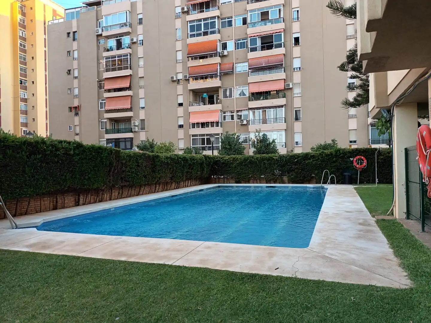 Swimming pool of Apartments for sale in Fuengirola  with Air Conditioner, Terrace and Community pool