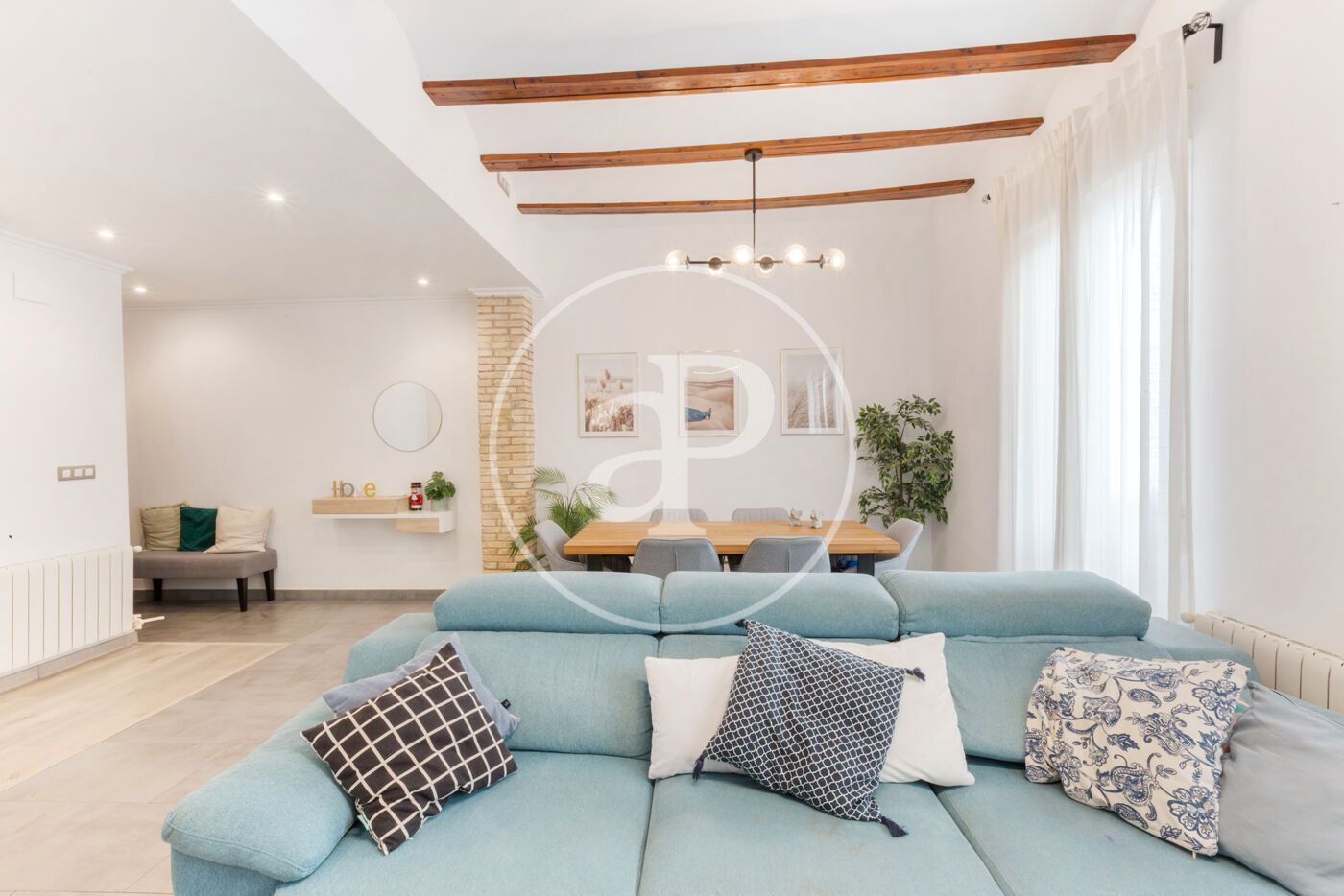 Sala d'estar de Pis en venda en  Valencia Capital amb Aire condicionat, Calefacció i Balcó