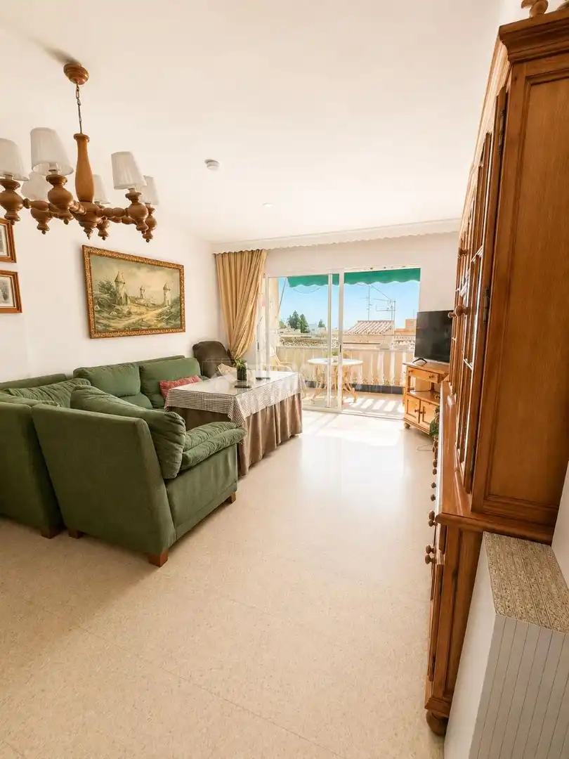 Sala de estar de Piso en venta en Marbella con Balcón