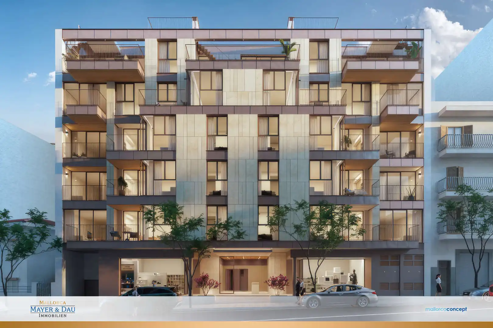 Vista exterior de Àtic en venda en  Palma de Mallorca amb Aire condicionat, Calefacció i Parquet