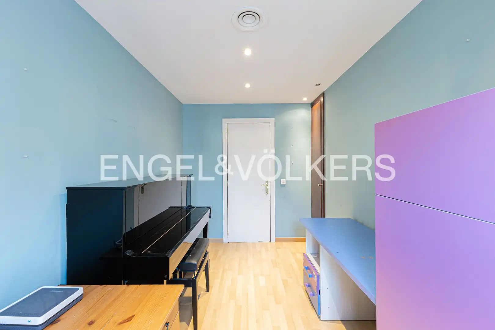 Sala de estar de Piso de alquiler en Barcelona con Aire acondicionado, Calefacción y Parquet