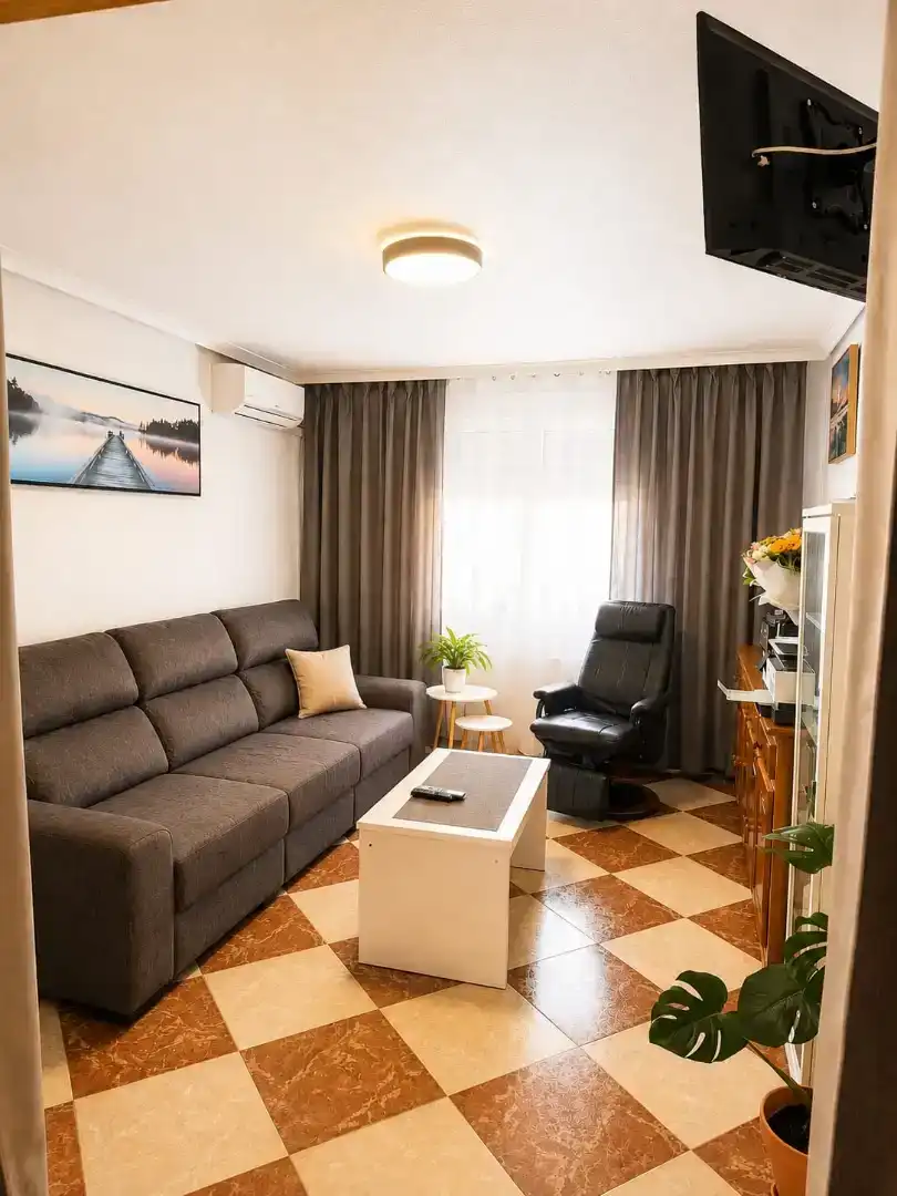Living room of Detached homes for sale in Madrigueras  with Air Conditioner