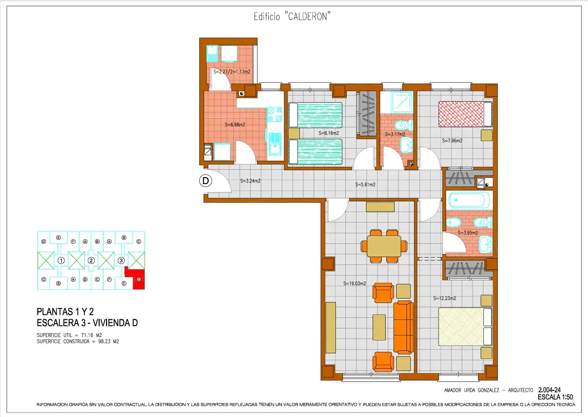 Flat for rent in Granada  with Heating and Oven
