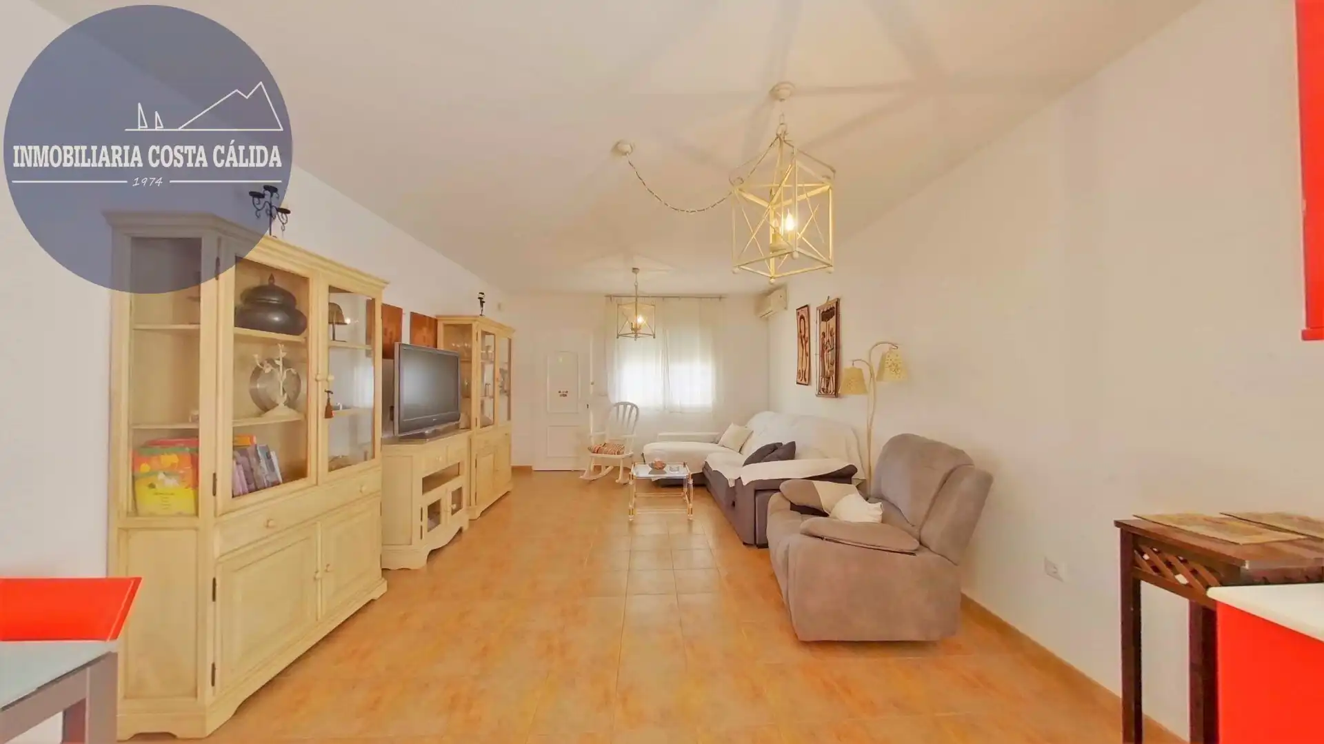 Wohnzimmer von Maisonette zum Verkauf in Águilas mit Terrasse, Möbliert und Ofen