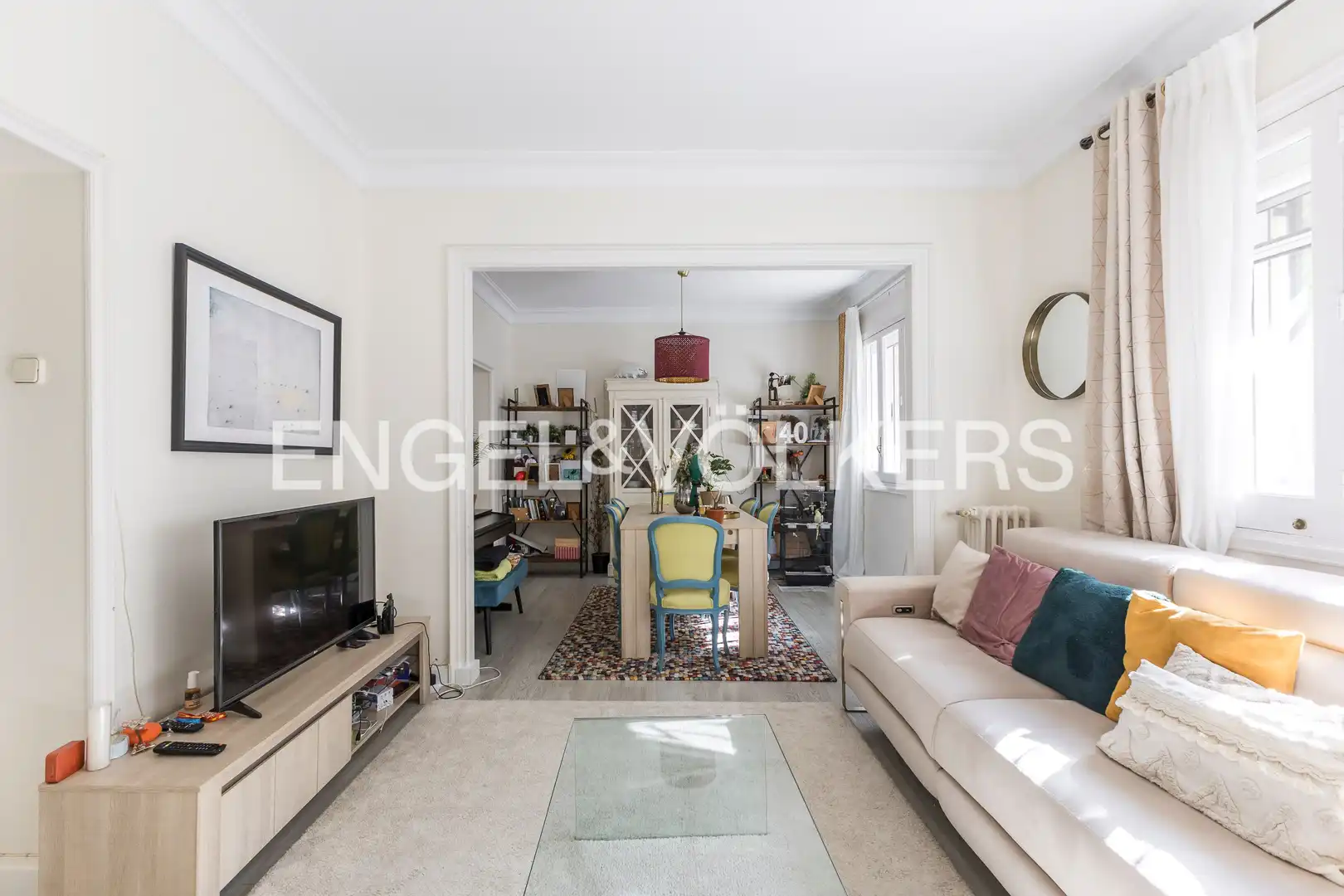 Sala de estar de Piso en venta en Barrio de Salamanca